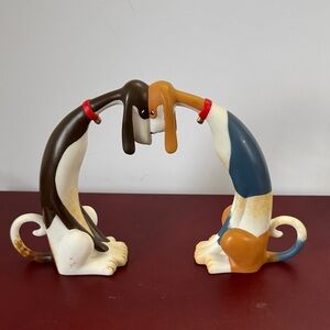 Vintage 2003 Toni Goffe Hot Dogs Wrong Again Bart & Lisa Figurine